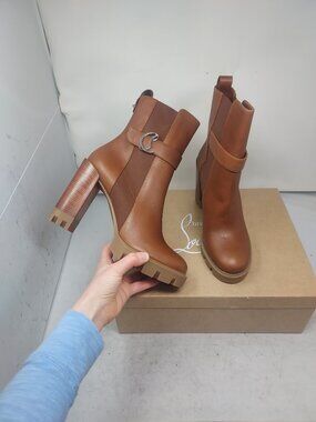 CHRISTIAN LOUBOUTIN CL Ankle Boot Chelsea Lug Boot